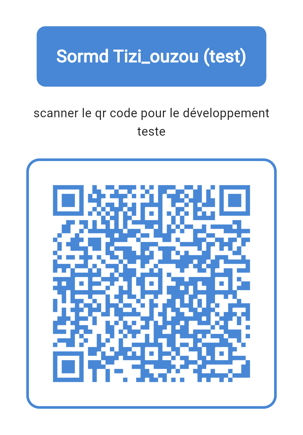 QR Code SORMD